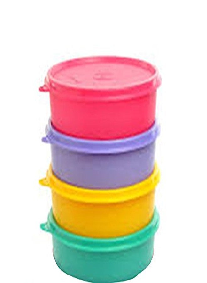 Tupperware Plastic Container Set, 500ml, Set of 4, Multicolour (Tup_B01BSVCQCY)